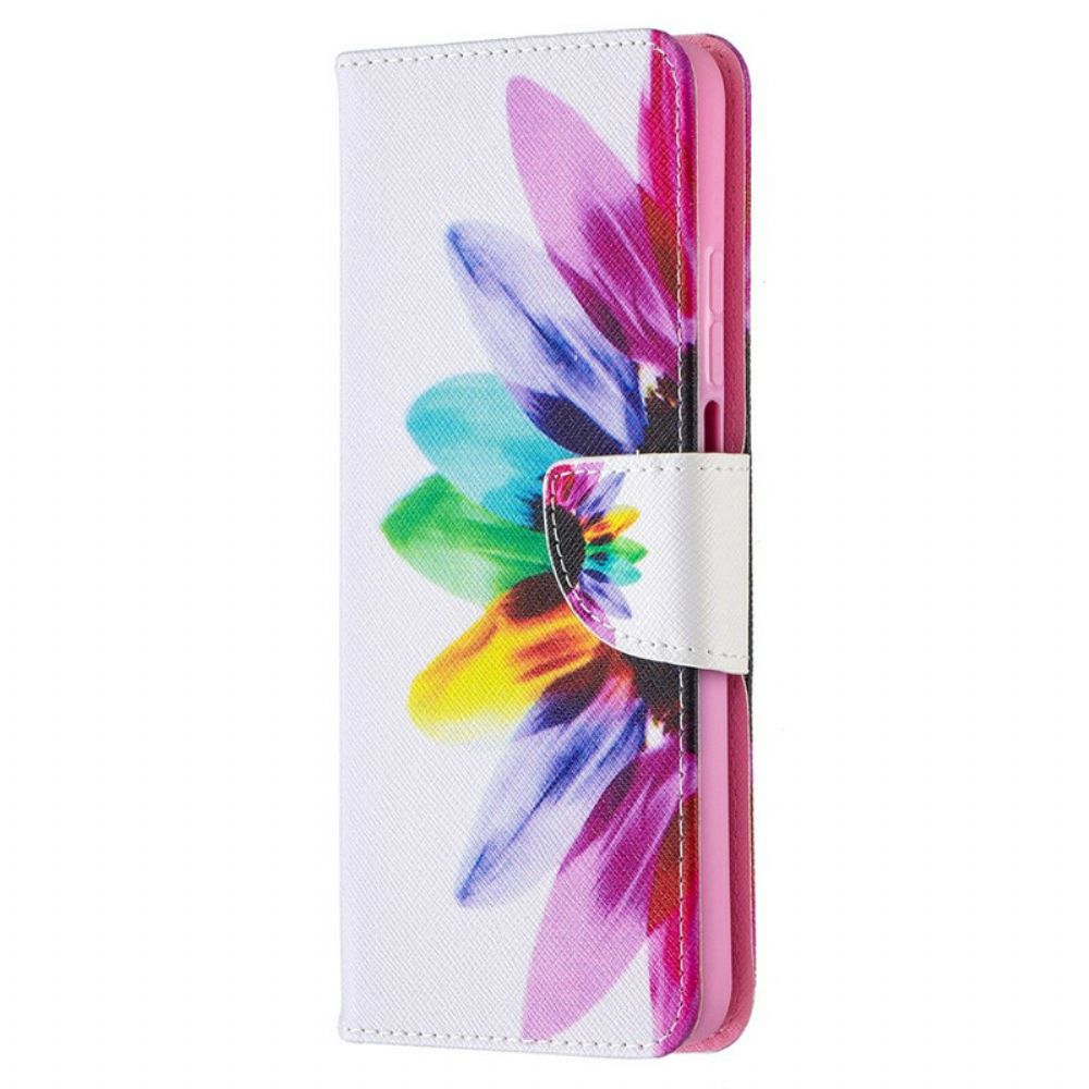 Lederhüllen Für Xiaomi Mi 10T / 10T Pro Aquarell Blume