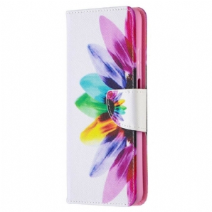 Lederhüllen Für Xiaomi Mi 10T / 10T Pro Aquarell Blume