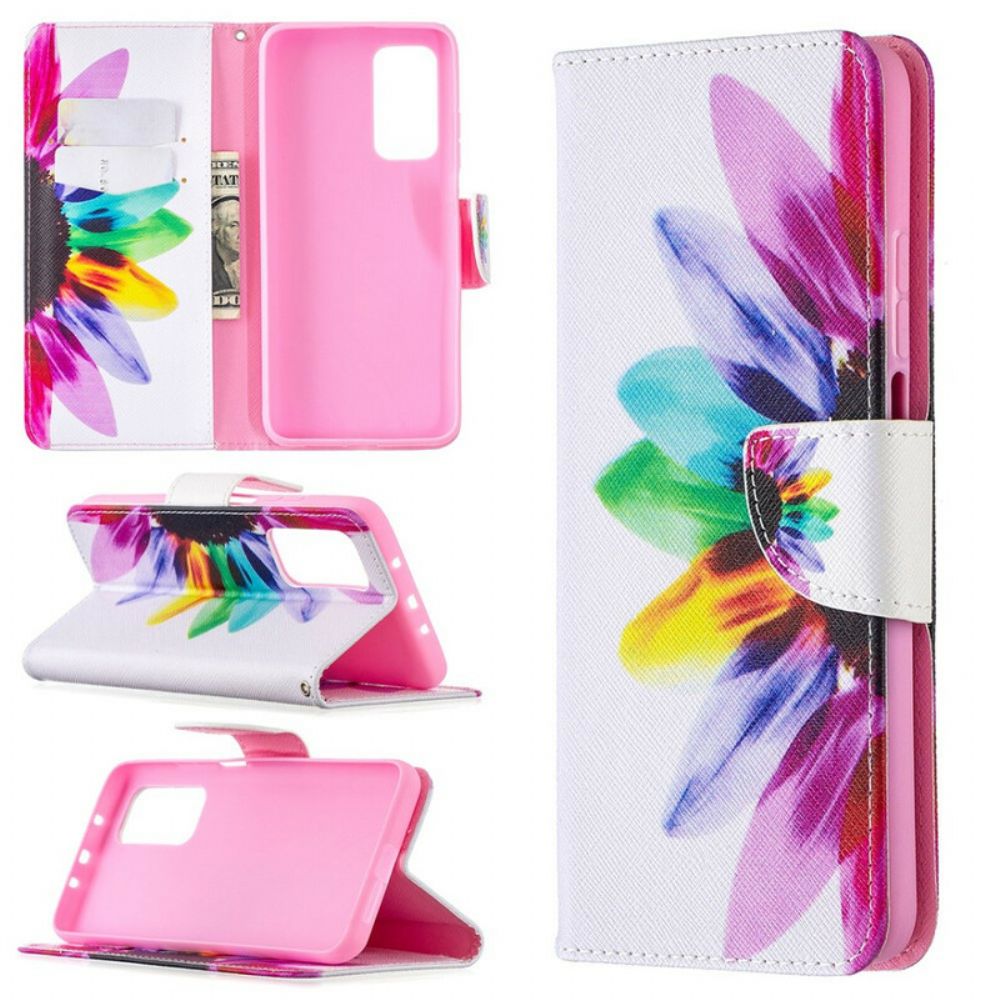 Lederhüllen Für Xiaomi Mi 10T / 10T Pro Aquarell Blume