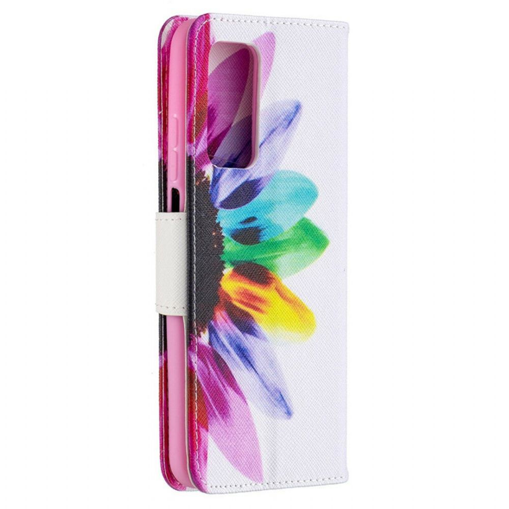 Lederhüllen Für Xiaomi Mi 10T / 10T Pro Aquarell Blume