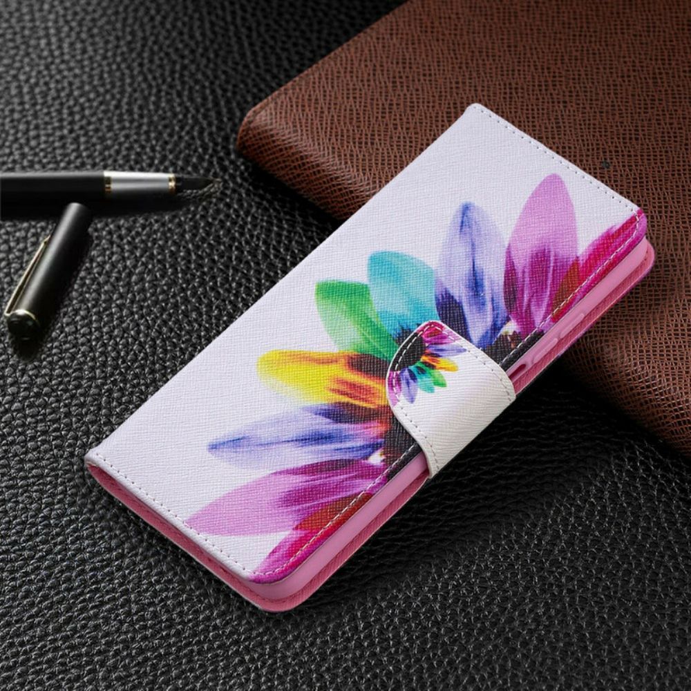 Lederhüllen Für Xiaomi Mi 10T / 10T Pro Aquarell Blume