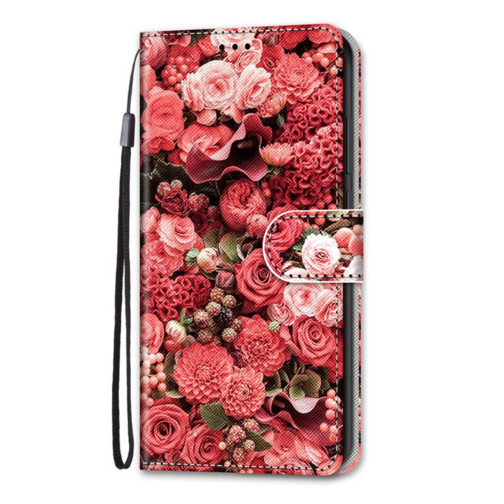 Lederhüllen Für Xiaomi Mi 10T / 10T Pro Blumenromantik