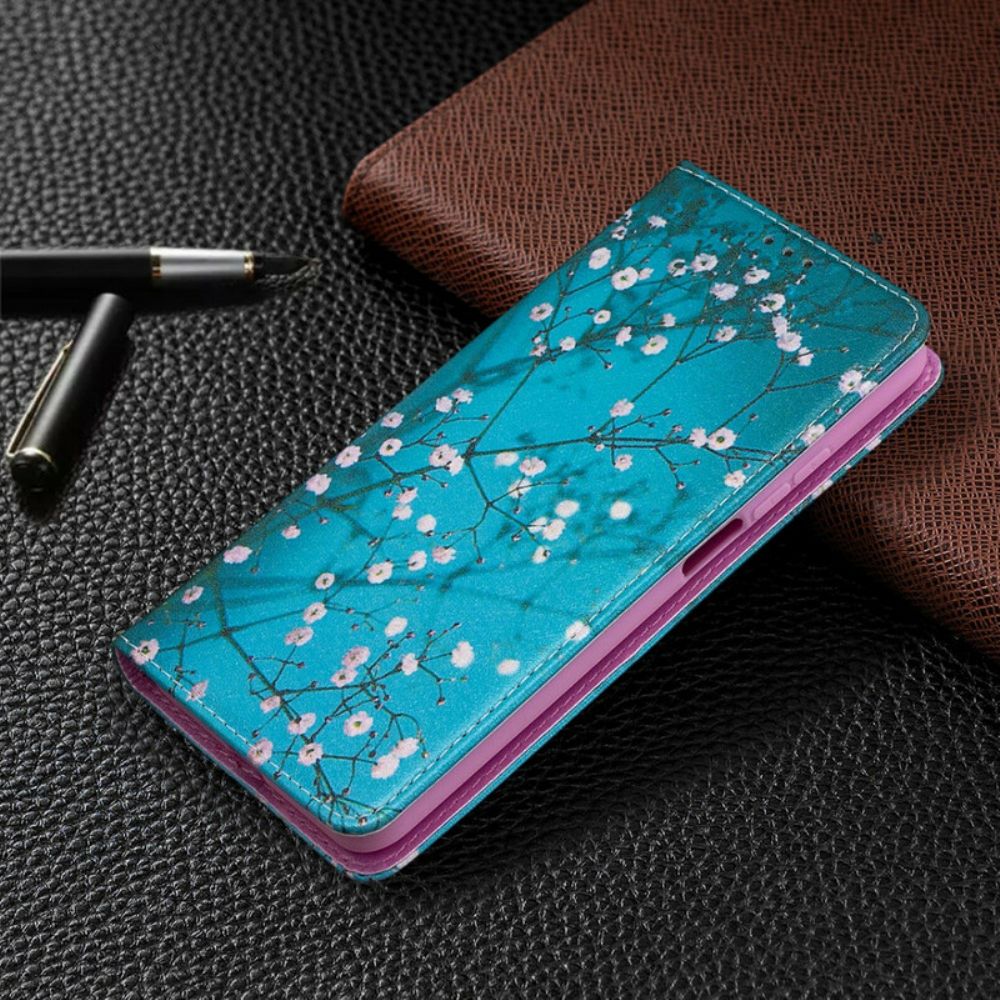 Schutzhülle Für Xiaomi Mi 10T / 10T Pro Flip Case Blühende Zweige