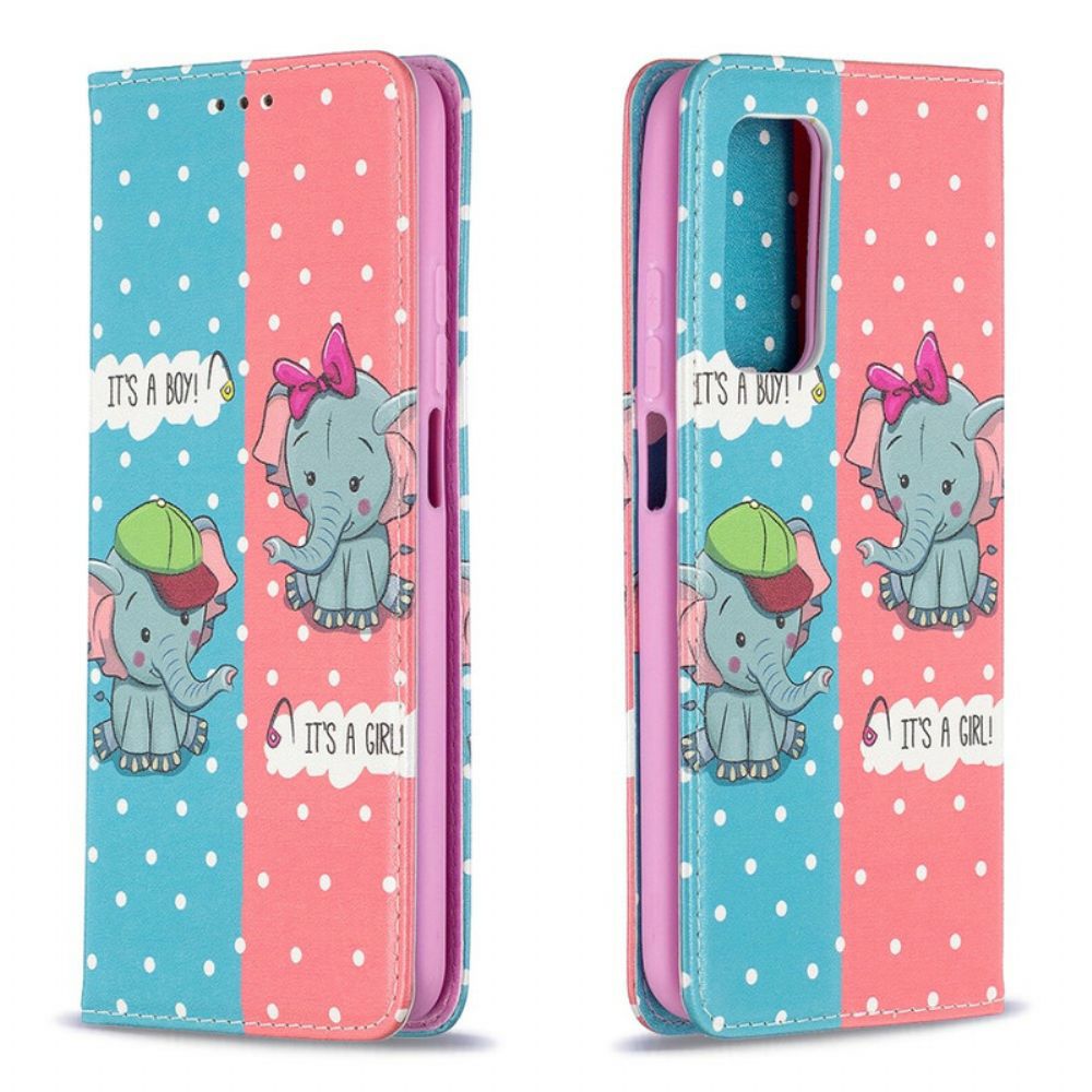 Schutzhülle Für Xiaomi Mi 10T / 10T Pro Flip Case Elefantenbabys