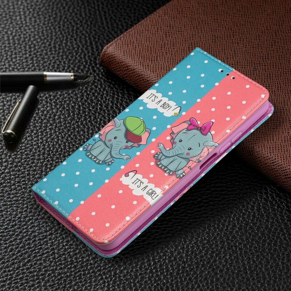 Schutzhülle Für Xiaomi Mi 10T / 10T Pro Flip Case Elefantenbabys