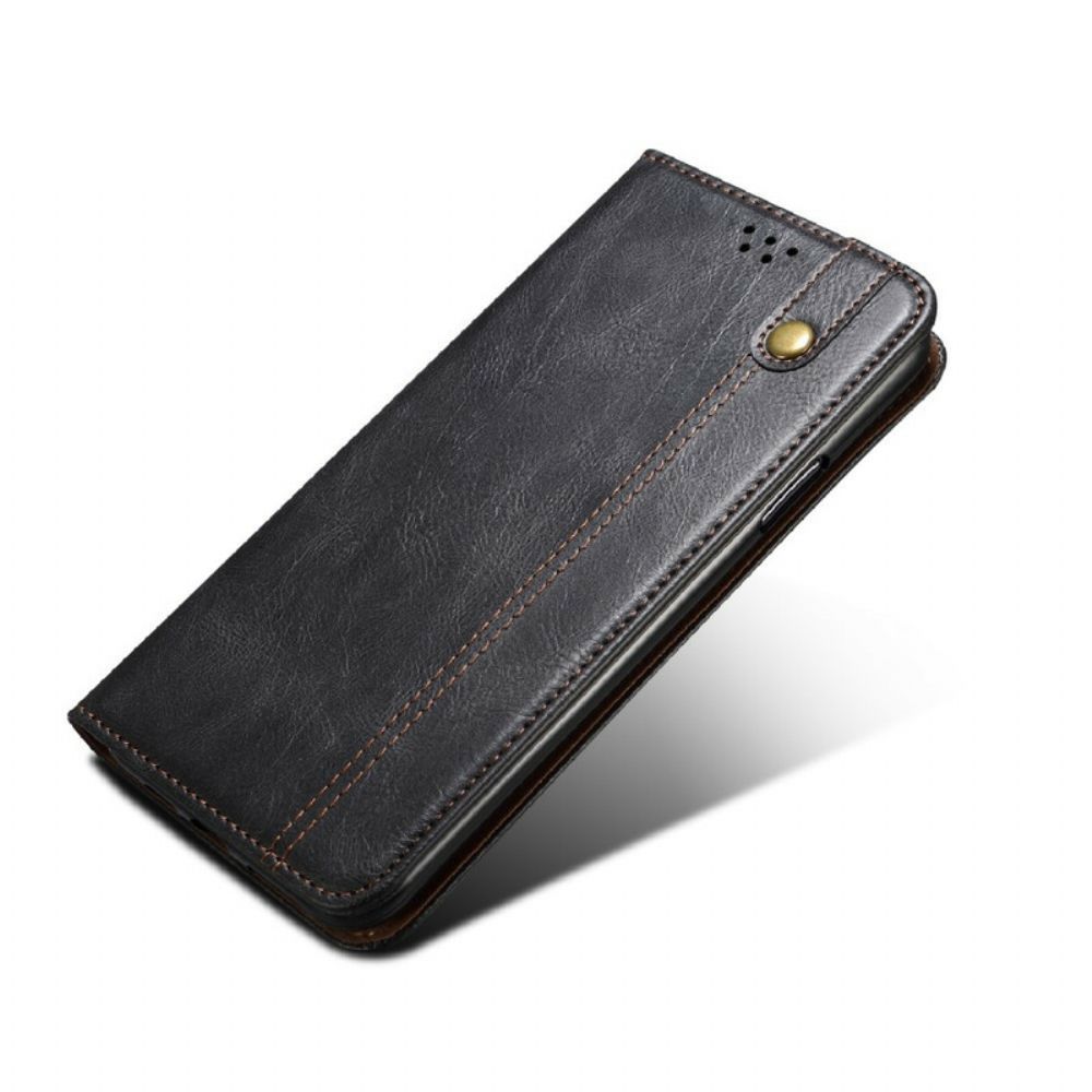 Schutzhülle Für Xiaomi Mi 10T / 10T Pro Flip Case Gewachstes Kunstleder