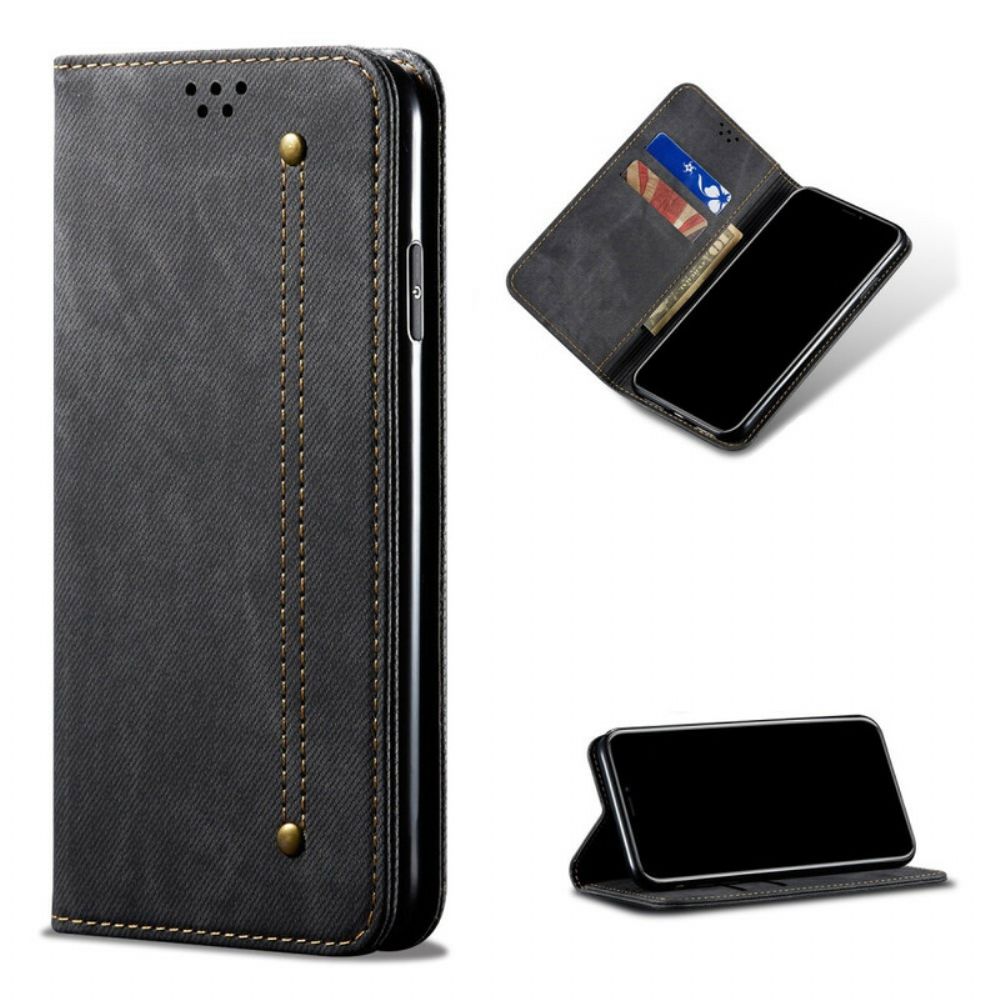 Schutzhülle Für Xiaomi Mi 10T / 10T Pro Flip Case Jeansstoff