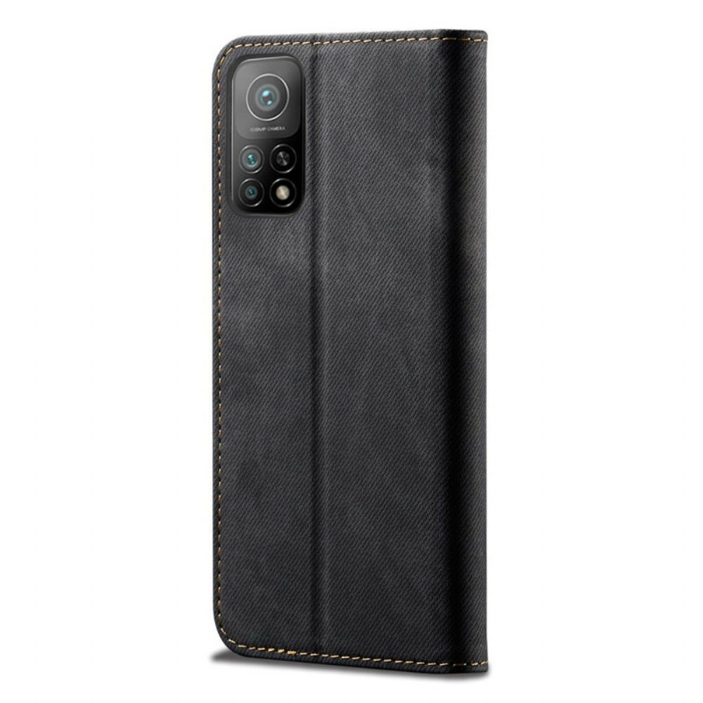 Schutzhülle Für Xiaomi Mi 10T / 10T Pro Flip Case Jeansstoff