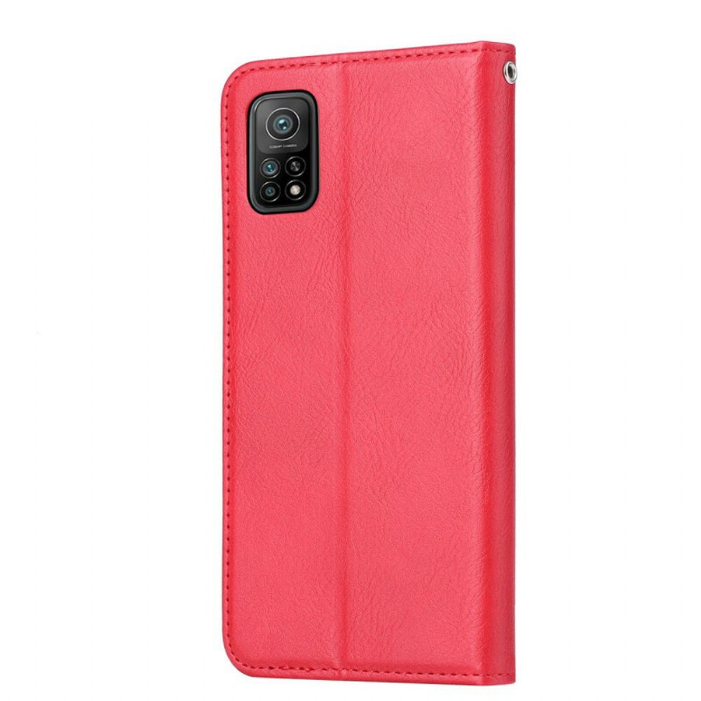 Schutzhülle Für Xiaomi Mi 10T / 10T Pro Flip Case Kartenetui Aus Kunstleder