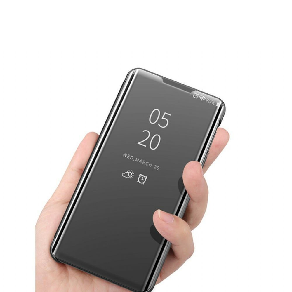 Schutzhülle Für Xiaomi Mi 10T / 10T Pro Spiegel Und Kunstleder