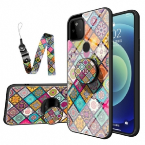 Hülle Für Google Pixel 5A Magnetischer Patchwork-halter