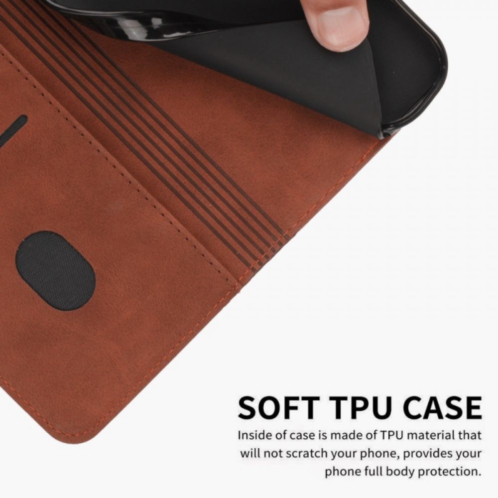 Flip Case iPhone 16 Plus Rautenmuster