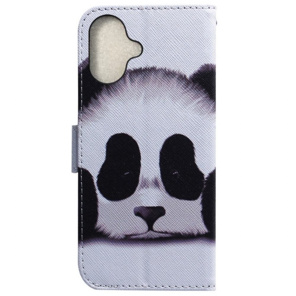 Lederhüllen Für iPhone 16 Plus Panda