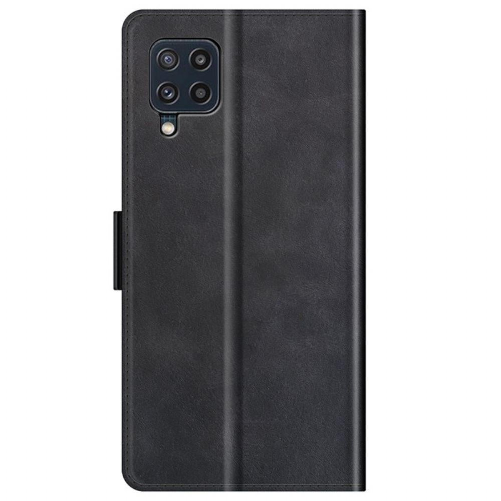 Flip Case Für Samsung Galaxy M32 Design Lederoptik