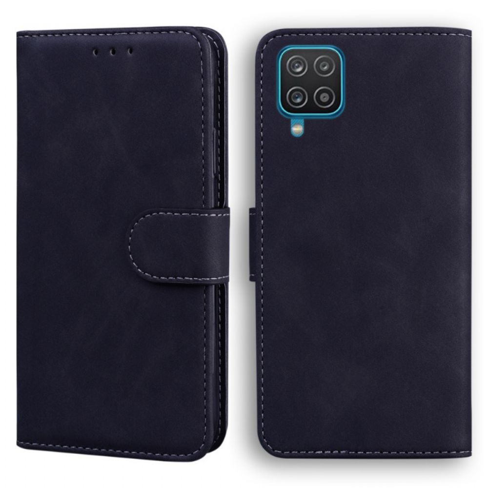 Flip Case Für Samsung Galaxy M32 Einfarbiges Design