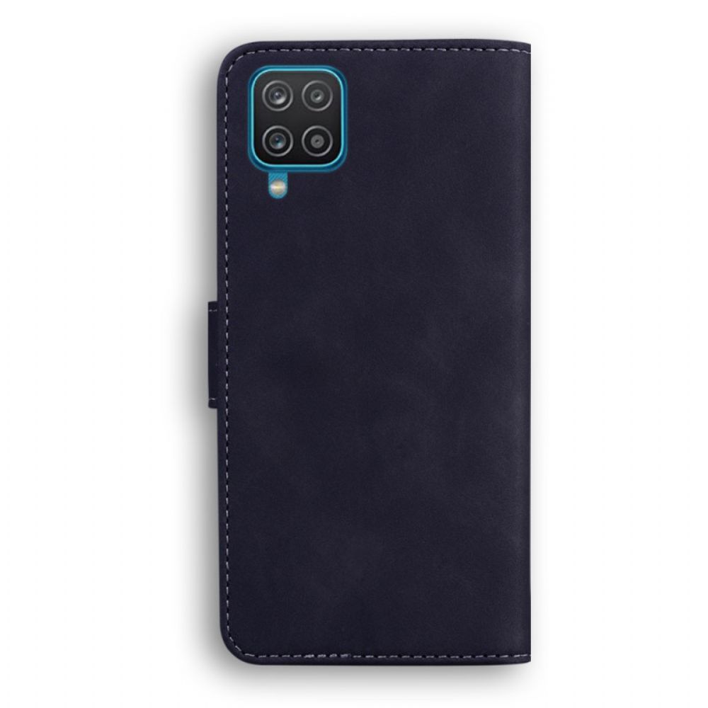 Flip Case Für Samsung Galaxy M32 Einfarbiges Design