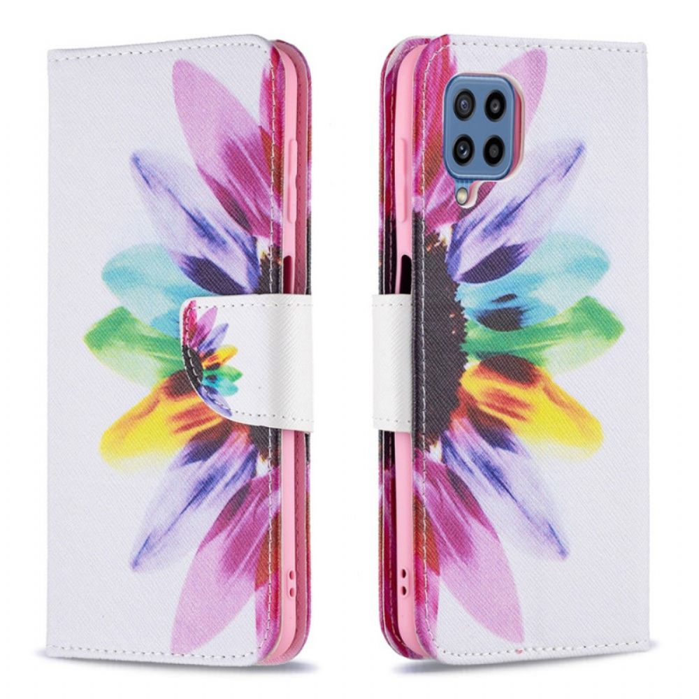 Flip Case Für Samsung Galaxy M32 Indischer Elefant