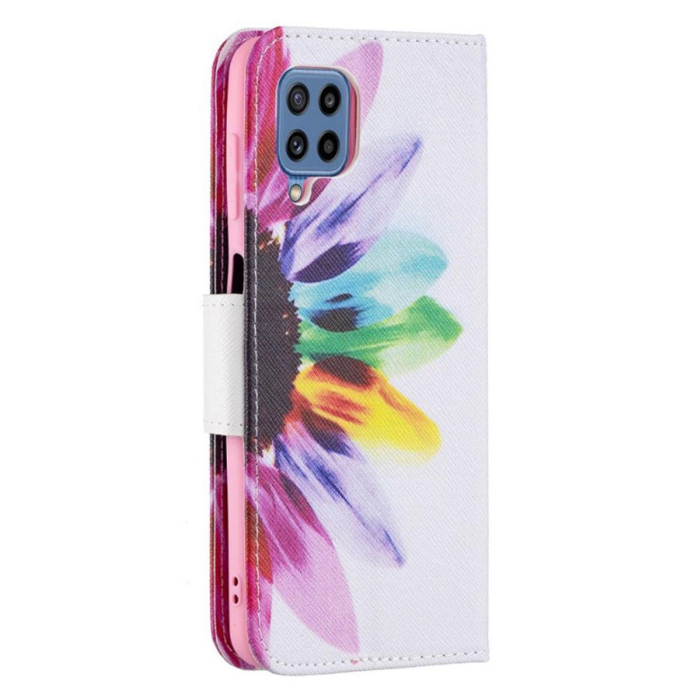 Flip Case Für Samsung Galaxy M32 Indischer Elefant