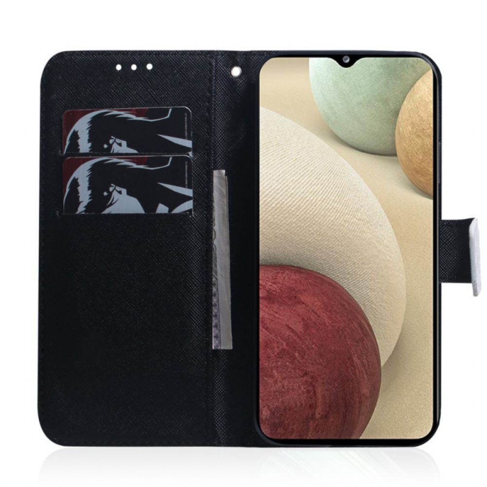 Flip Case Für Samsung Galaxy M32 Pandagesicht