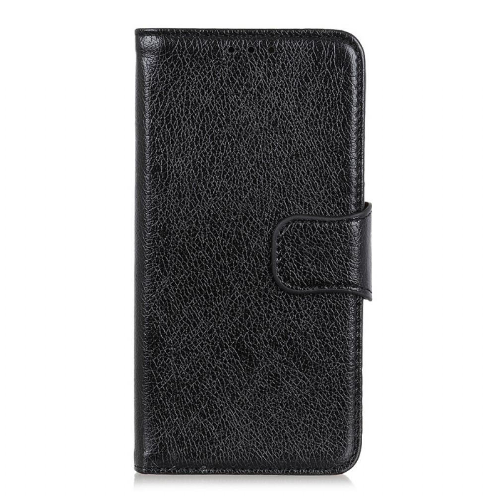 Flip Case Für Samsung Galaxy M32 Spaltnappaleder