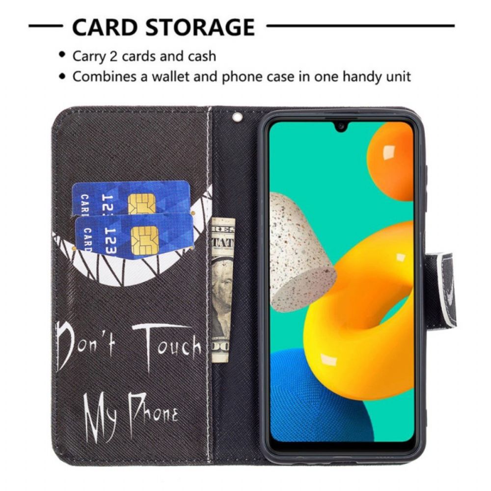 Flip Case Für Samsung Galaxy M32 Teufelstelefon