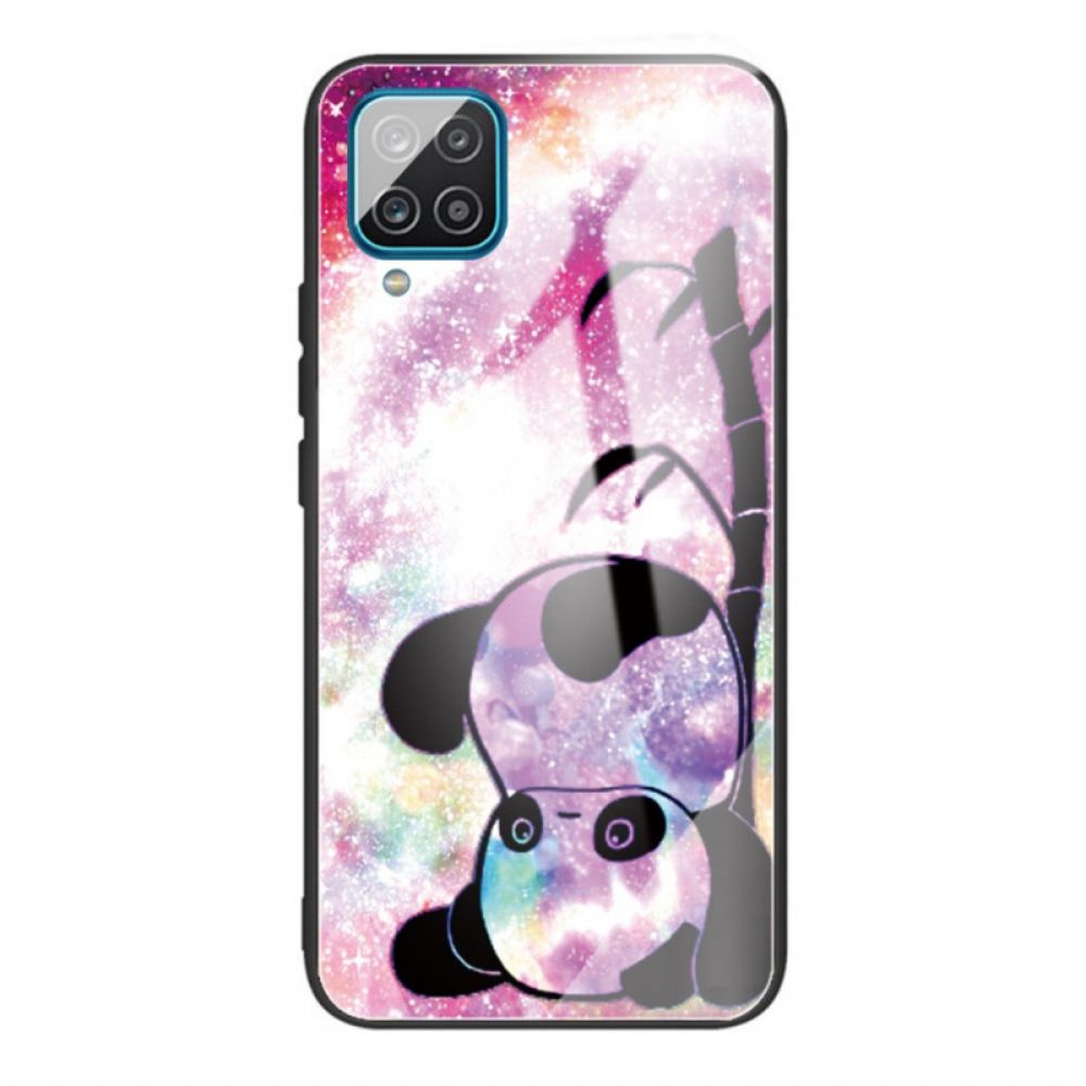 Handyhülle Für Samsung Galaxy M32 Panda-hartglas