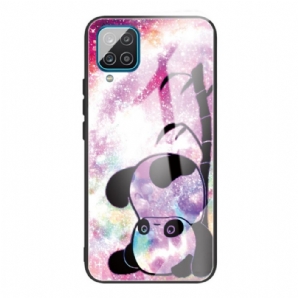 Handyhülle Für Samsung Galaxy M32 Panda-hartglas