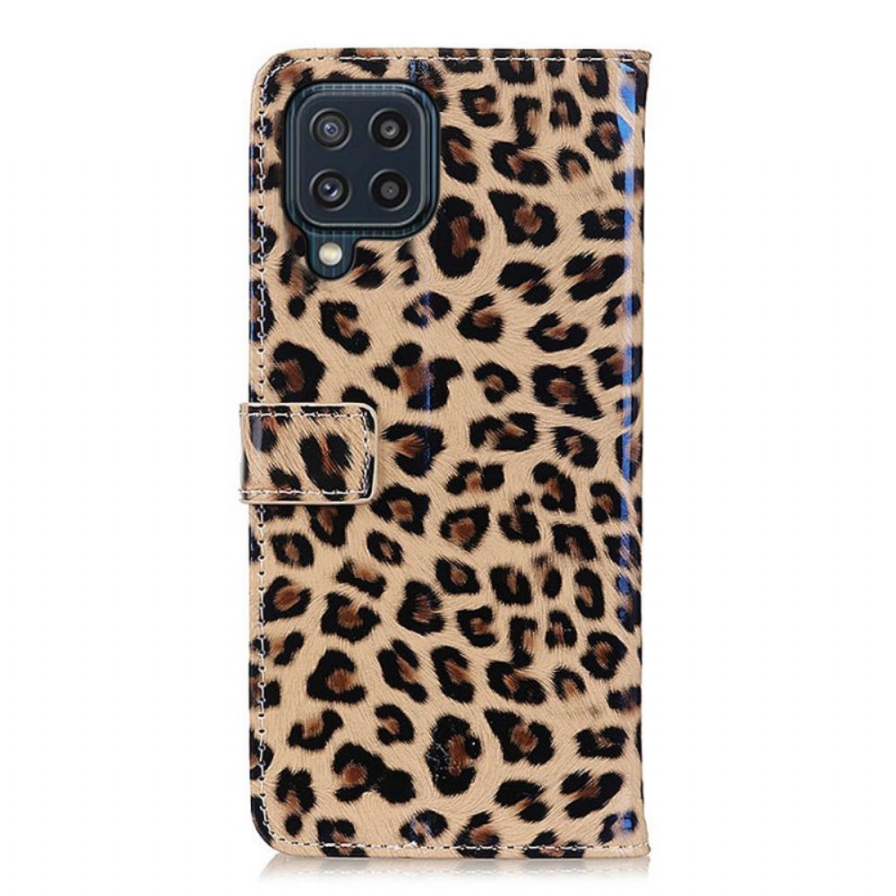 Lederhüllen Für Samsung Galaxy M32 Leopard