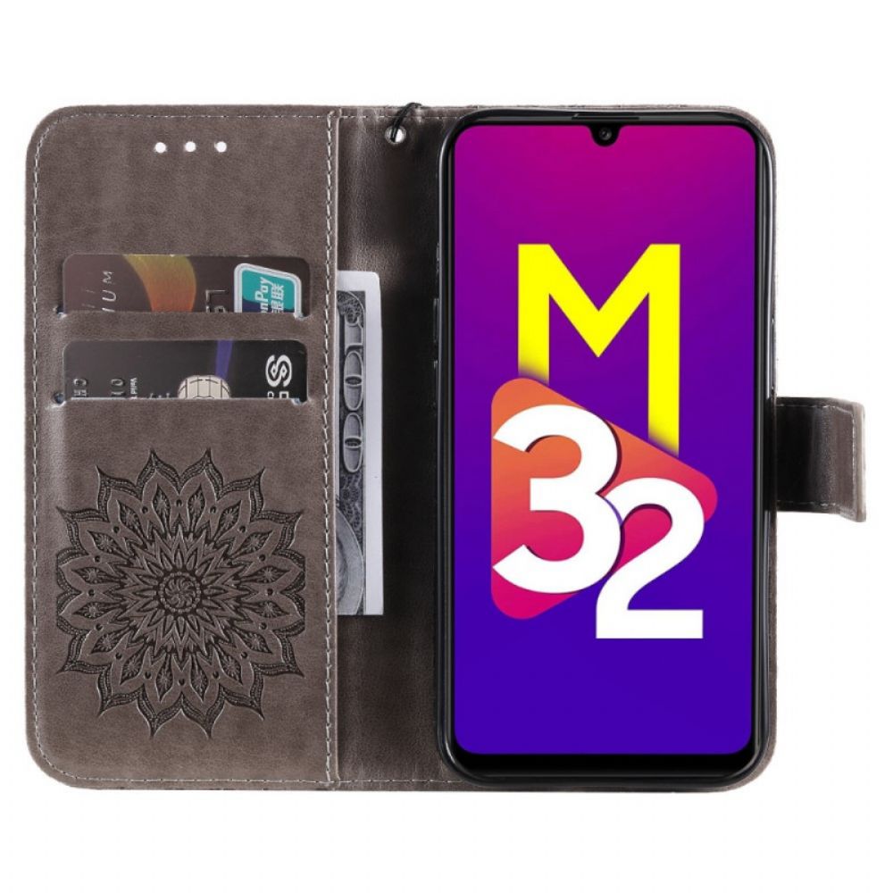 Lederhüllen Für Samsung Galaxy M32 Sonnenblume