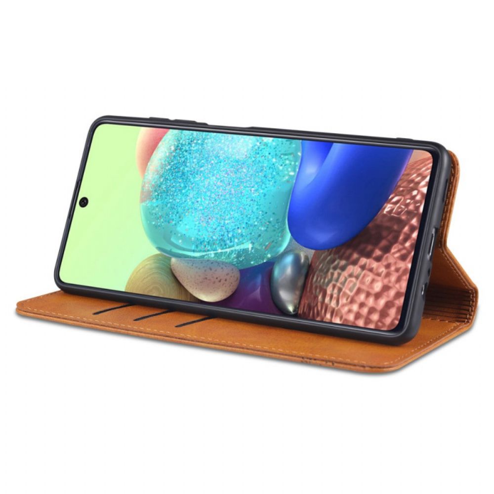 Schutzhülle Für Samsung Galaxy M32 Flip Case Azns-lederstil