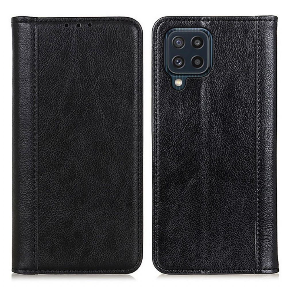 Schutzhülle Für Samsung Galaxy M32 Flip Case Elegance Litschi-spaltleder