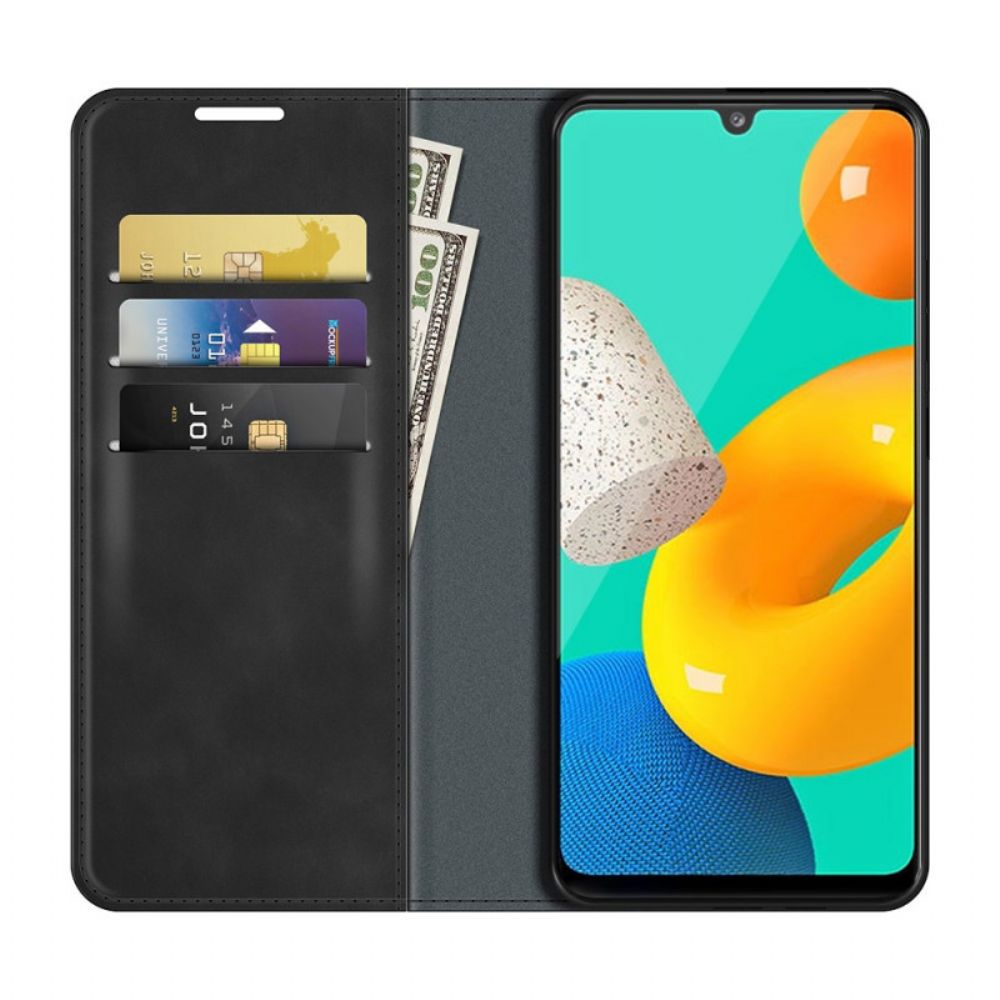 Schutzhülle Für Samsung Galaxy M32 Flip Case Style Lederdesign