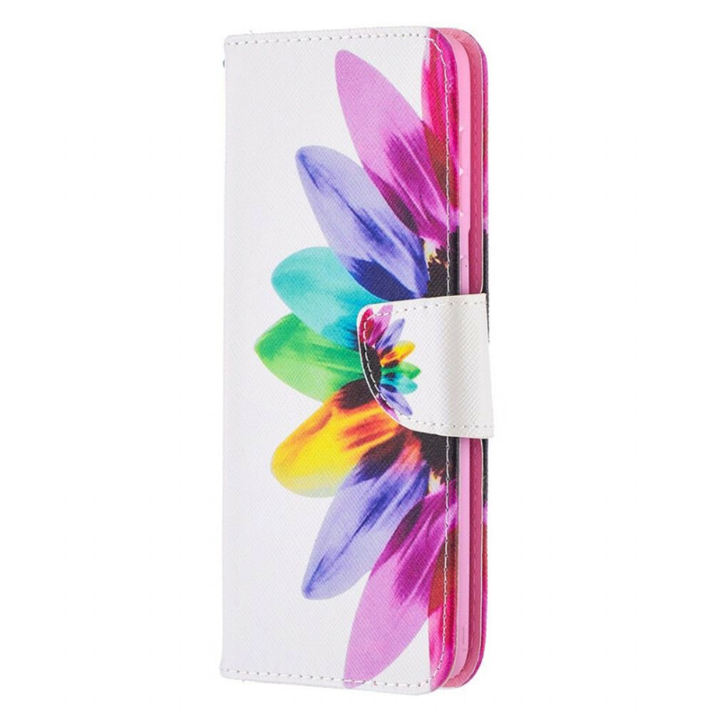 Flip Case Für Samsung Galaxy S21 Plus 5G Aquarell Blume