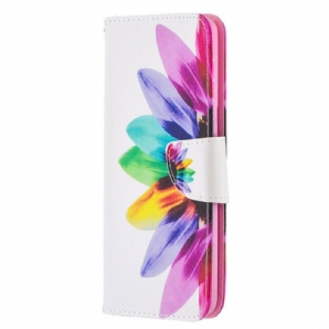 Flip Case Für Samsung Galaxy S21 Plus 5G Aquarell Blume