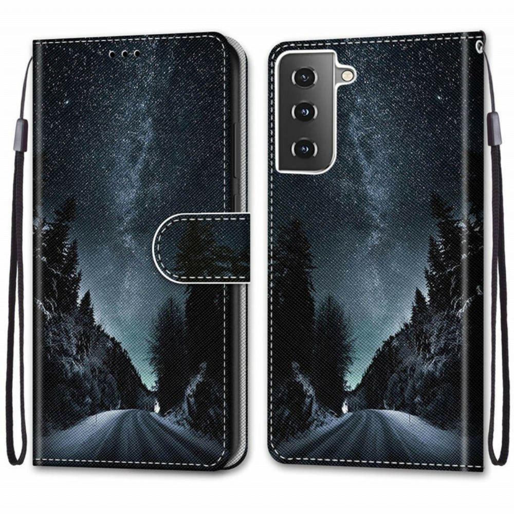 Flip Case Für Samsung Galaxy S21 Plus 5G Geheimnisvolle Natur