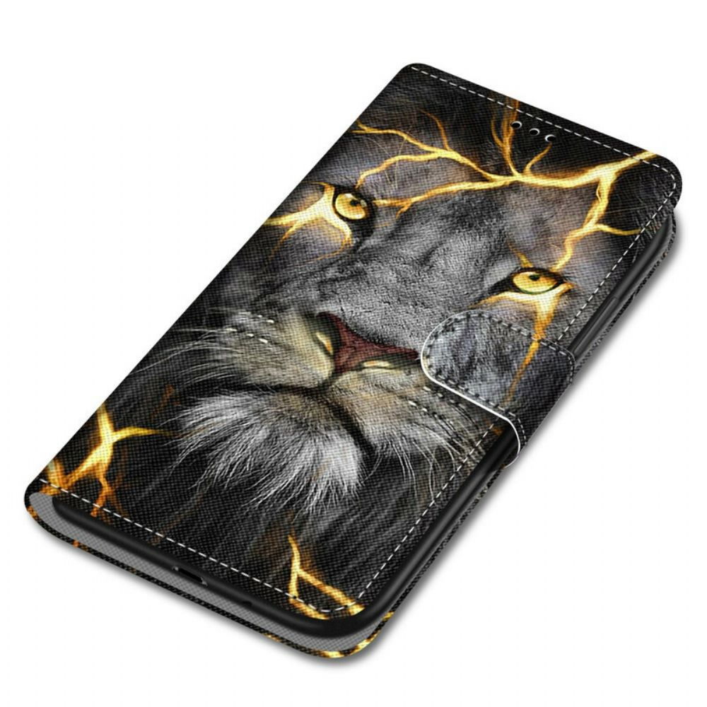 Flip Case Für Samsung Galaxy S21 Plus 5G Magische Katze