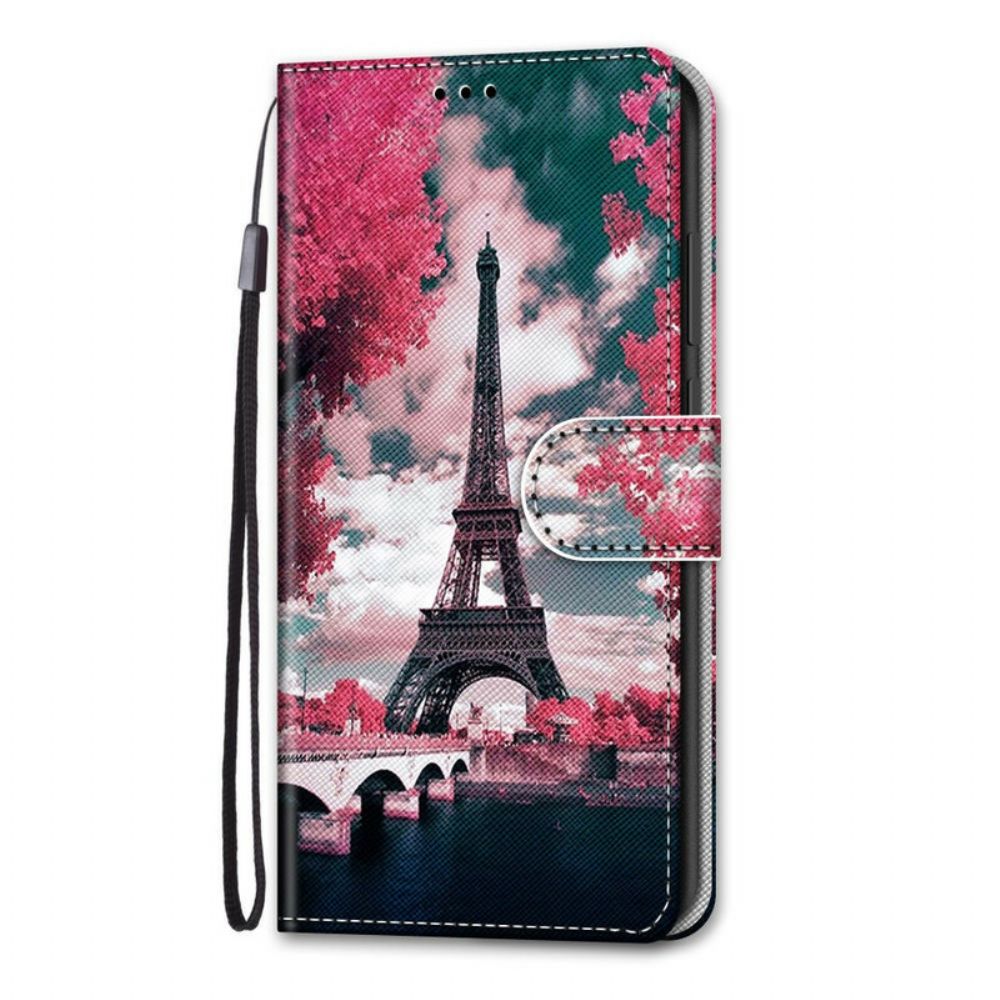 Flip Case Für Samsung Galaxy S21 Plus 5G Paris In Voller Blüte