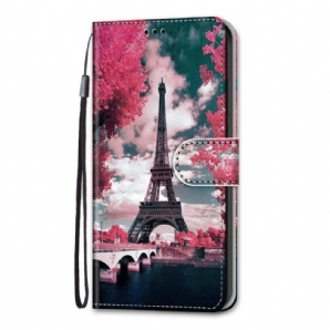 Flip Case Für Samsung Galaxy S21 Plus 5G Paris In Voller Blüte