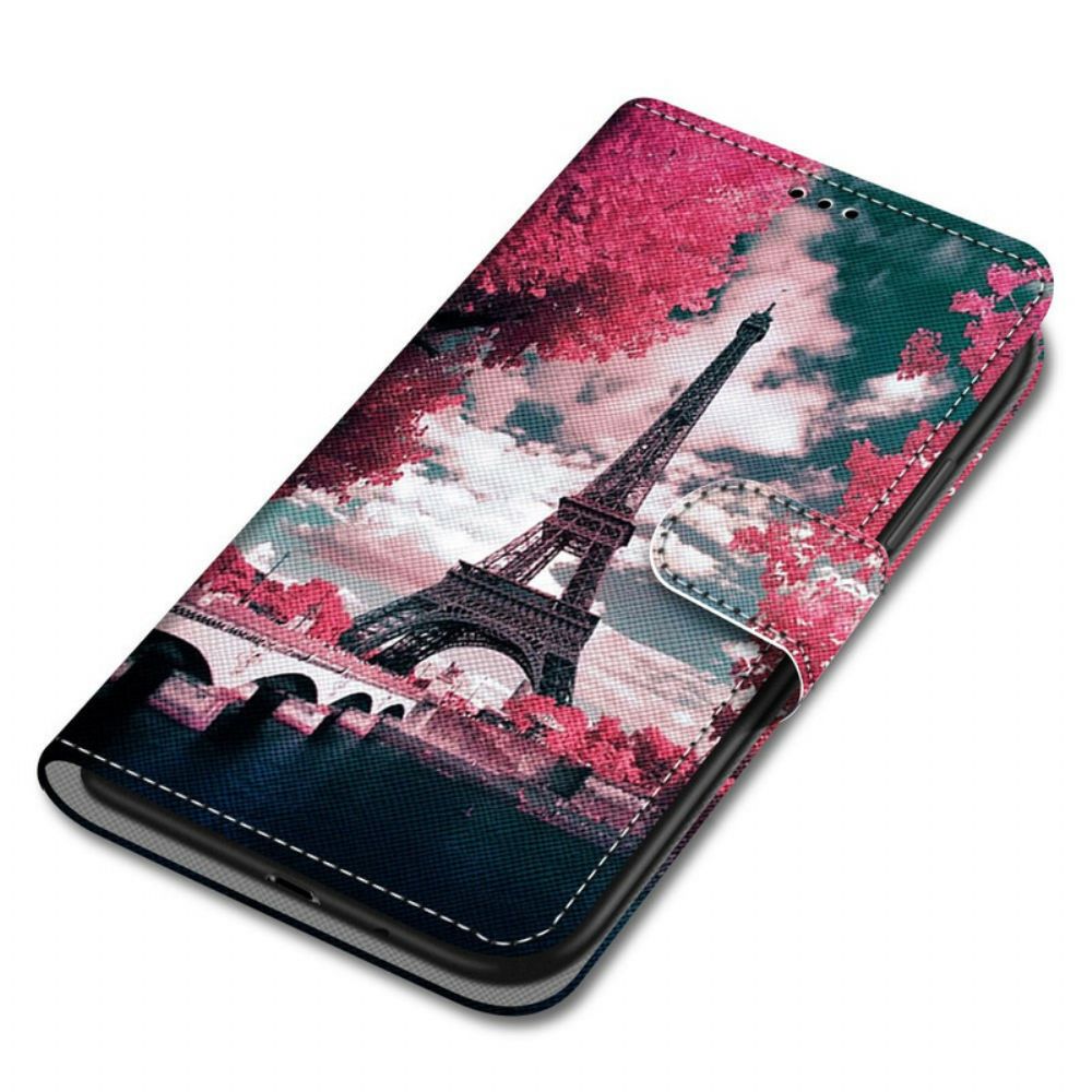 Flip Case Für Samsung Galaxy S21 Plus 5G Paris In Voller Blüte