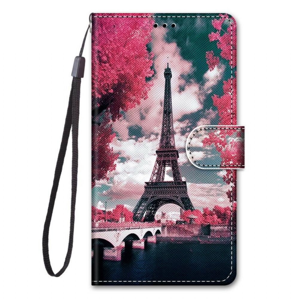 Flip Case Für Samsung Galaxy S21 Plus 5G Paris In Voller Blüte