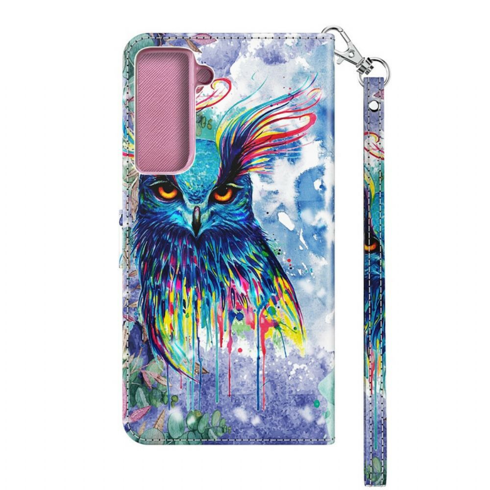 Lederhüllen Für Samsung Galaxy S21 Plus 5G Aquarell Vogel