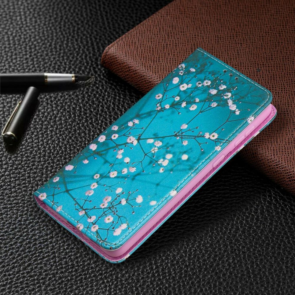 Schutzhülle Für Samsung Galaxy S21 Plus 5G Flip Case Blühende Zweige