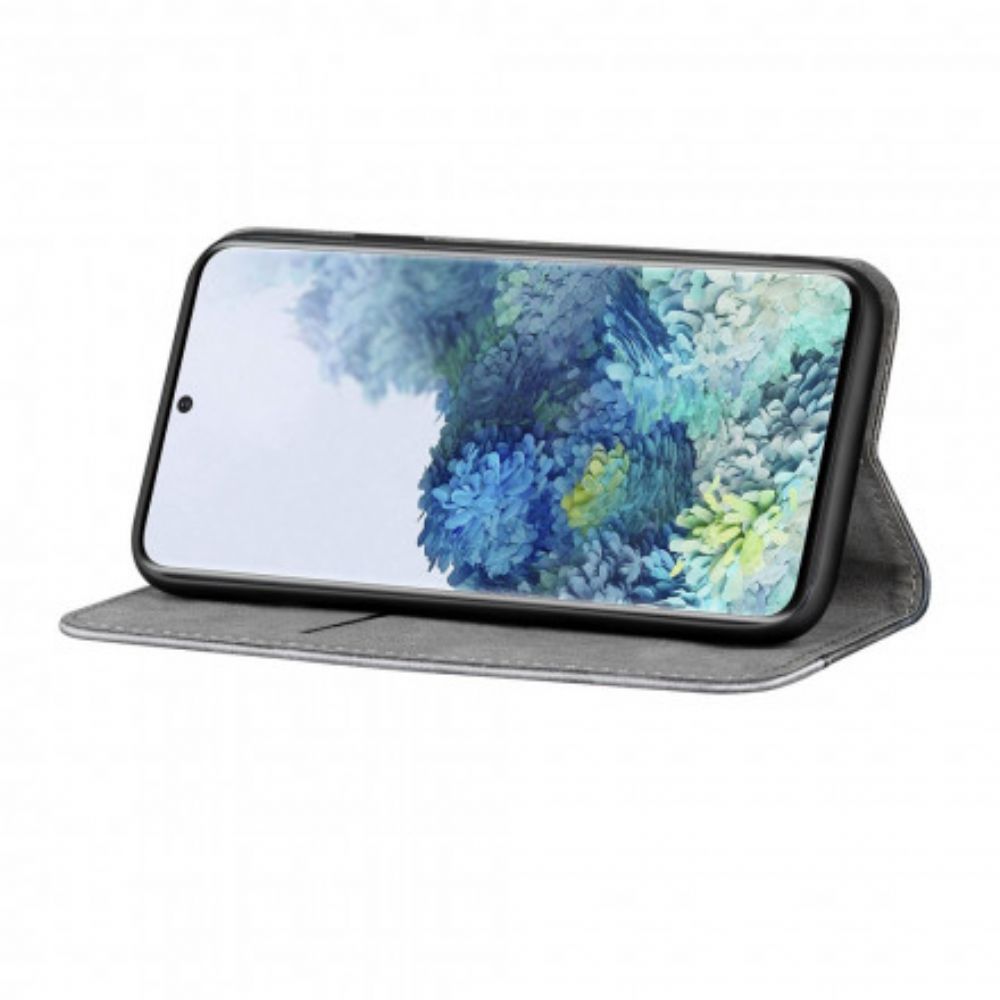 Schutzhülle Für Samsung Galaxy S21 Plus 5G Flip Case Zweifarbiger Ledereffekt