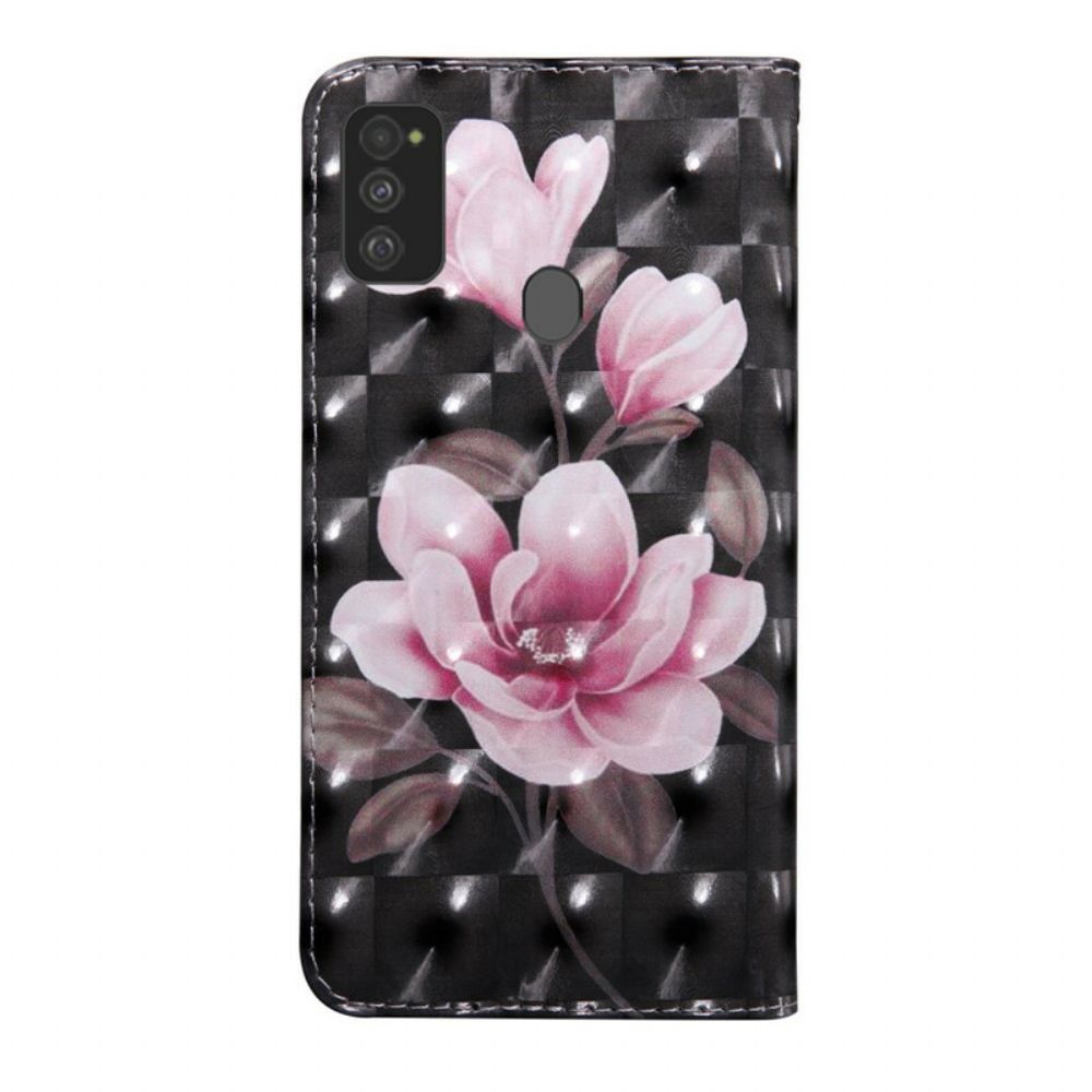 Flip Case Für Samsung Galaxy M21 Blütenblumen