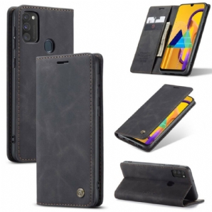 Schutzhülle Für Samsung Galaxy M21 Flip Case Caseme Kunstleder