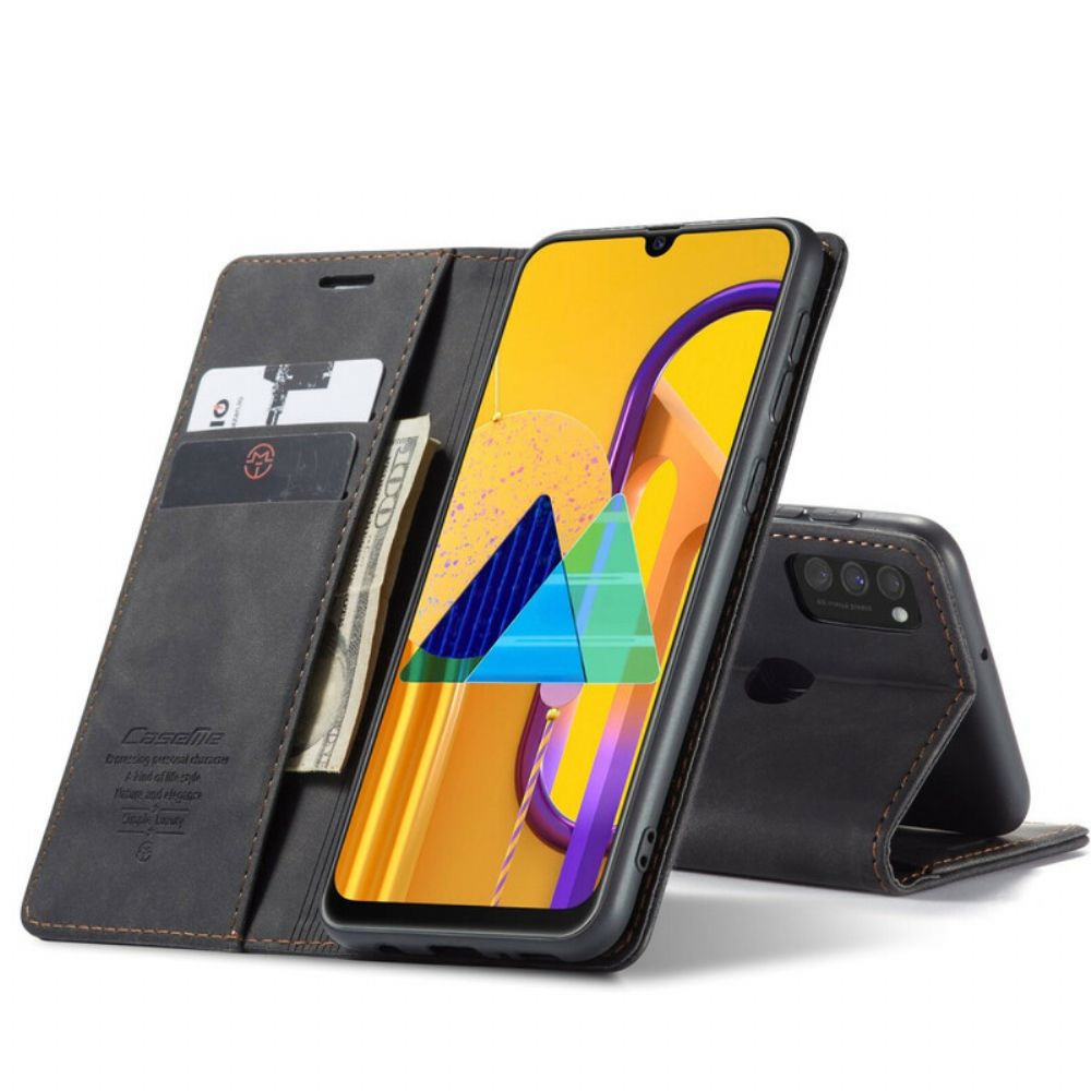 Schutzhülle Für Samsung Galaxy M21 Flip Case Caseme Kunstleder