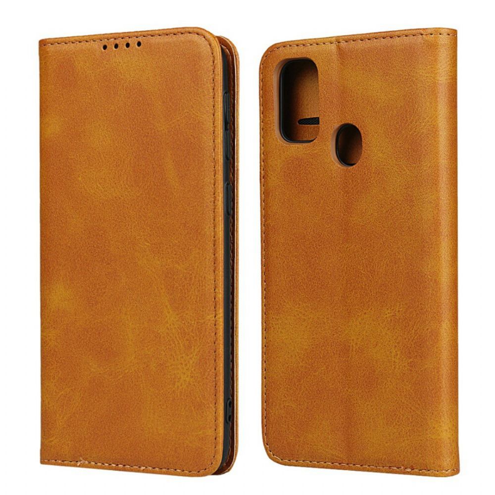 Schutzhülle Für Samsung Galaxy M21 Flip Case Elegance Spaltleder