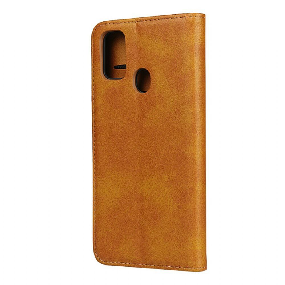 Schutzhülle Für Samsung Galaxy M21 Flip Case Elegance Spaltleder