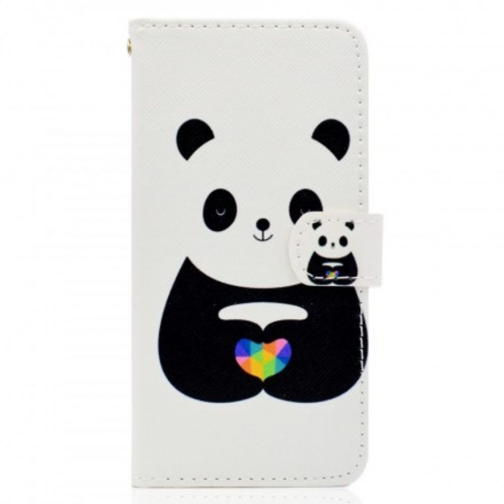 Flip Case Für Huawei Y5 2018 Panda-liebe