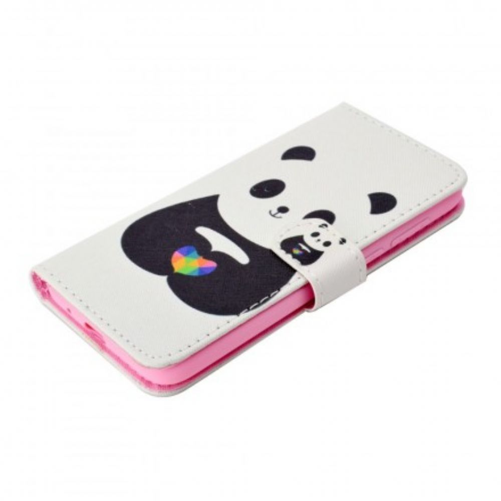 Flip Case Für Huawei Y5 2018 Panda-liebe